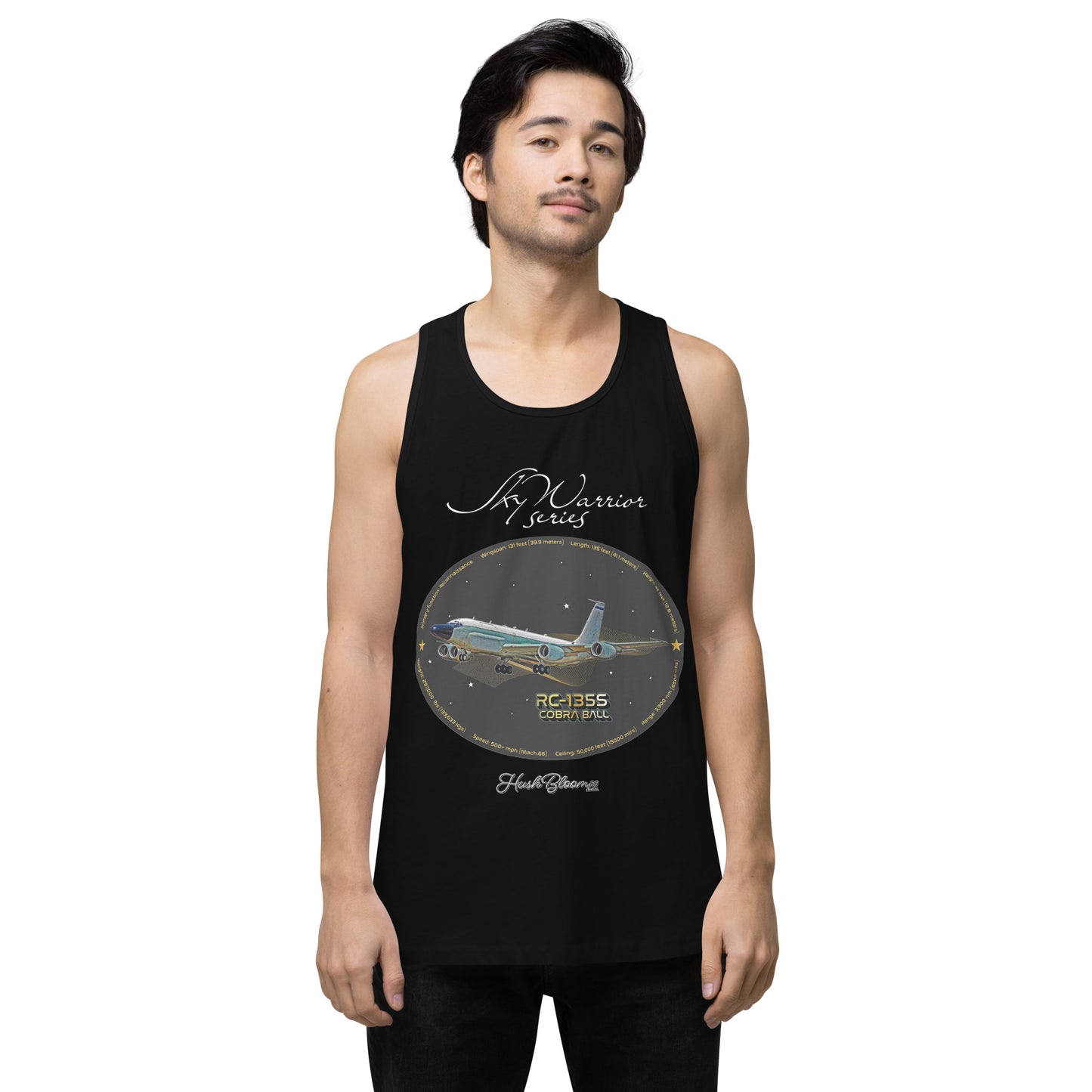 Black - RC135S Cobraball Men’s premium tank top