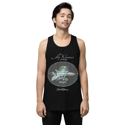 Black - F15 Eagle Men’s premium tank top