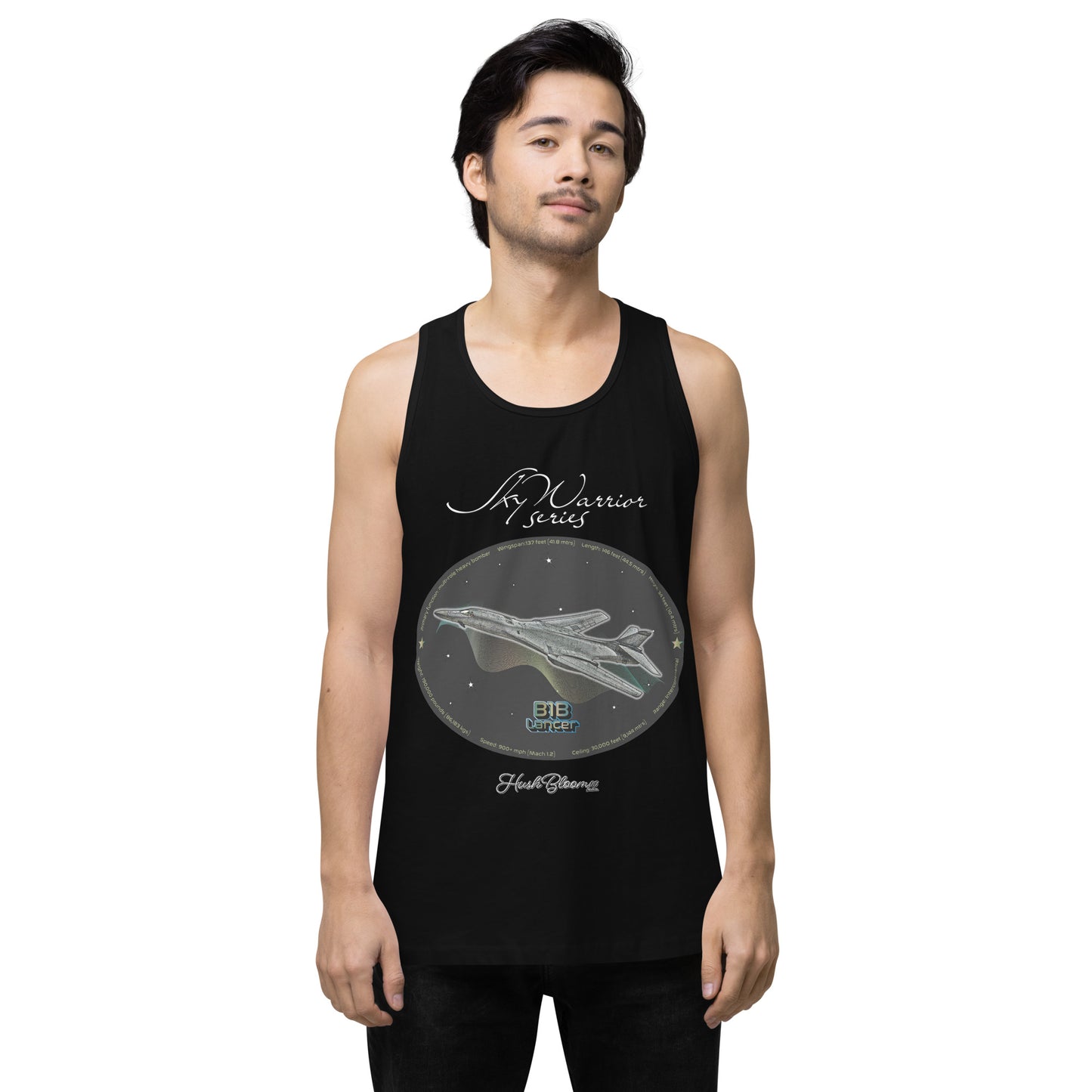 Black - B1B Lancer Men’s premium tank top
