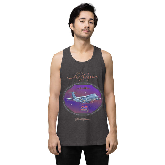 Charcoal Heather - C5 Galaxy (Limited Edition) Men’s premium tank top