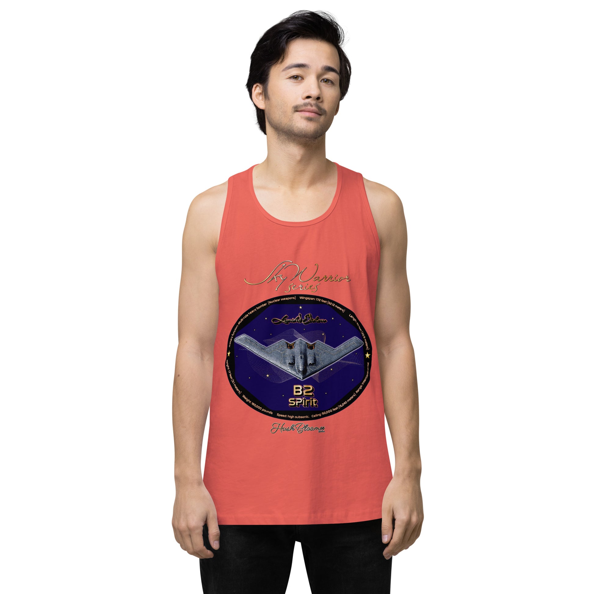 Coral - B2 Spirit (Limited Edition) Men’s premium tank top