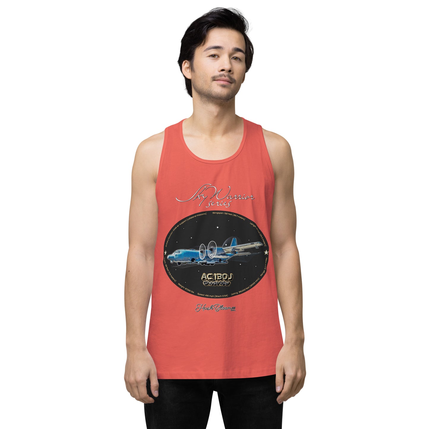 Coral - AC130J Ghostrider Men’s premium tank top