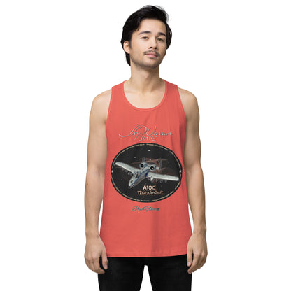 Coral - A10C Thunderbolt Men’s premium tank top