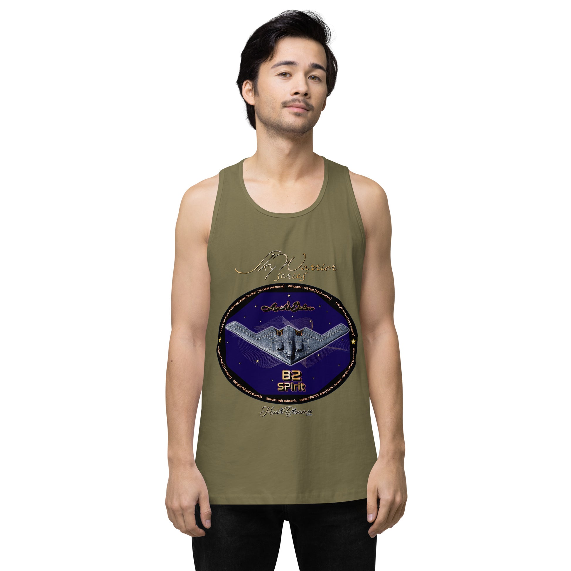 Military Green - B2 Spirit (Limited Edition) Men’s premium tank top