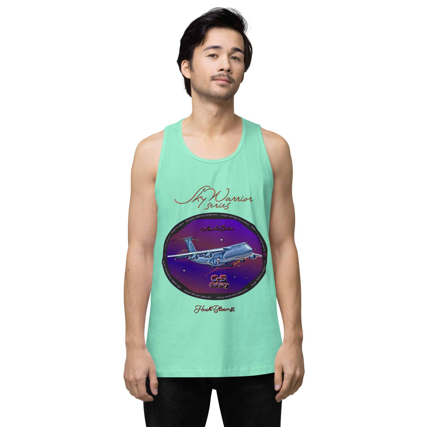 Mint - C5 Galaxy (Limited Edition) Men’s premium tank top