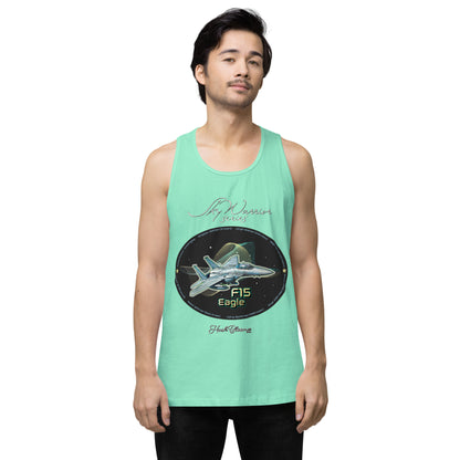 Mint - F15 Eagle Men’s premium tank top