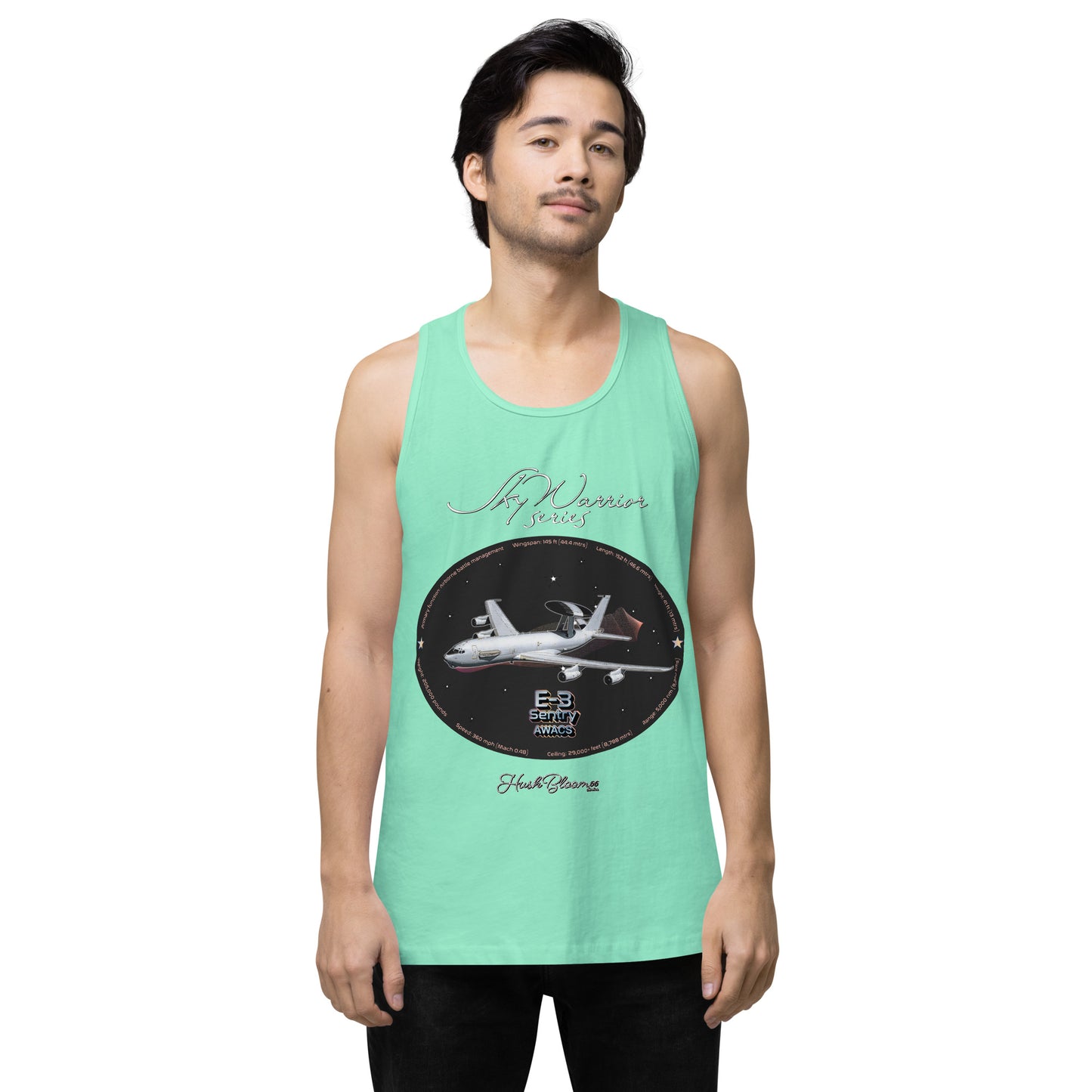 Mint - E3 Sentry Men’s premium tank top