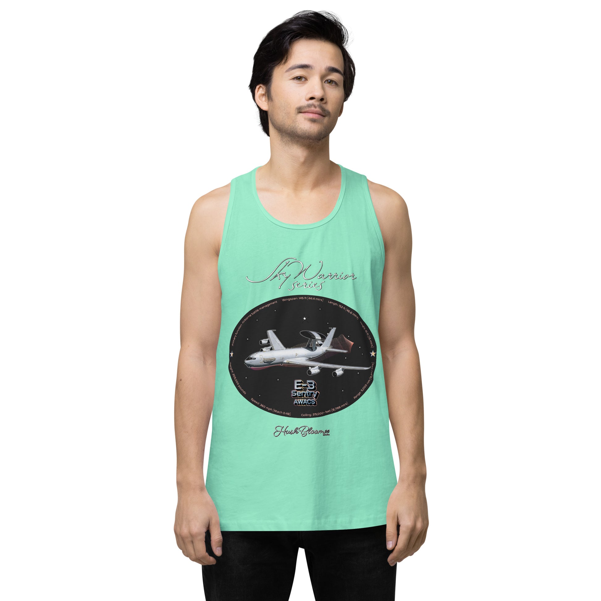 Mint - E3 Sentry Men’s premium tank top