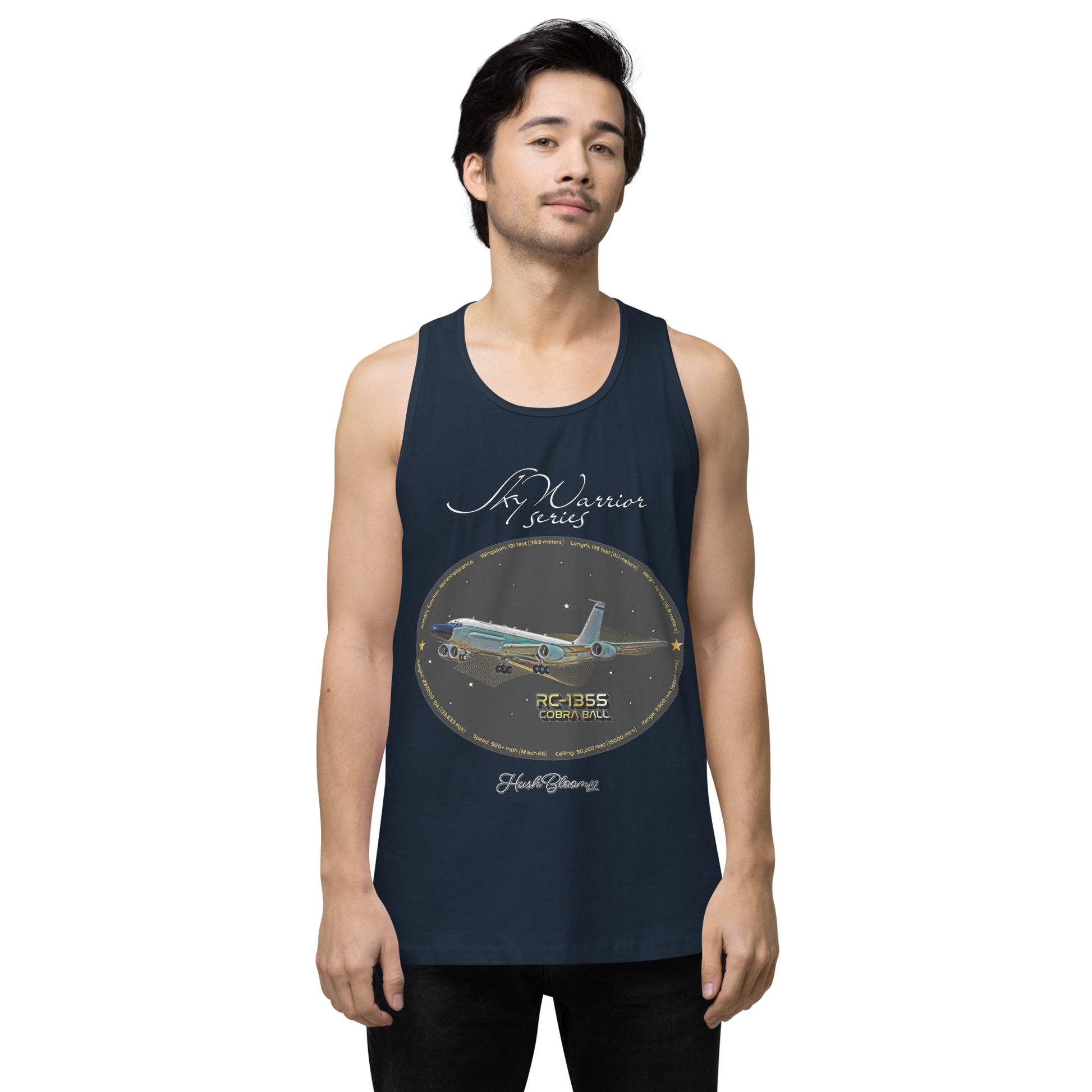 Navy - RC135S Cobraball Men’s premium tank top