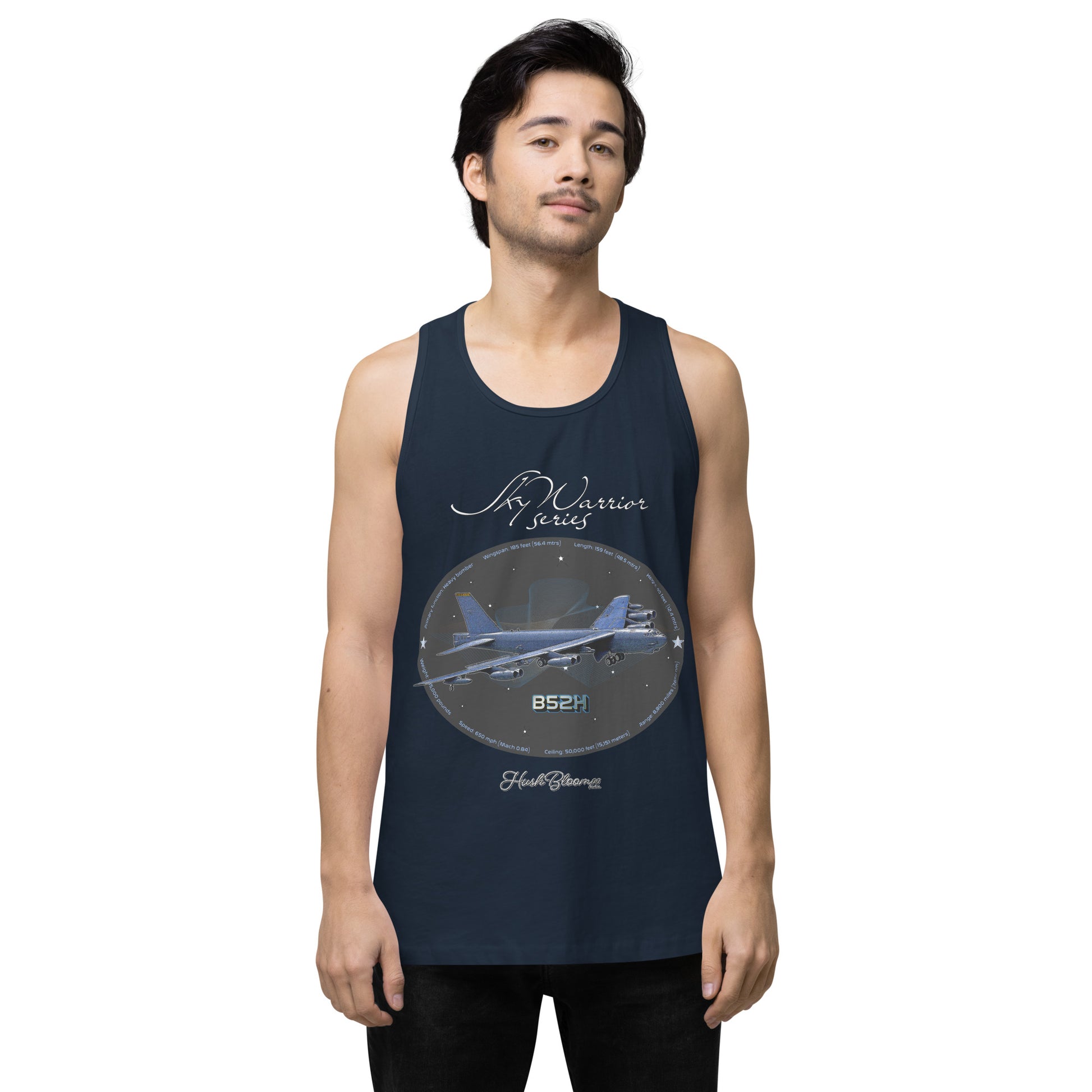 Navy - B52H Stratofortress Men’s premium tank top