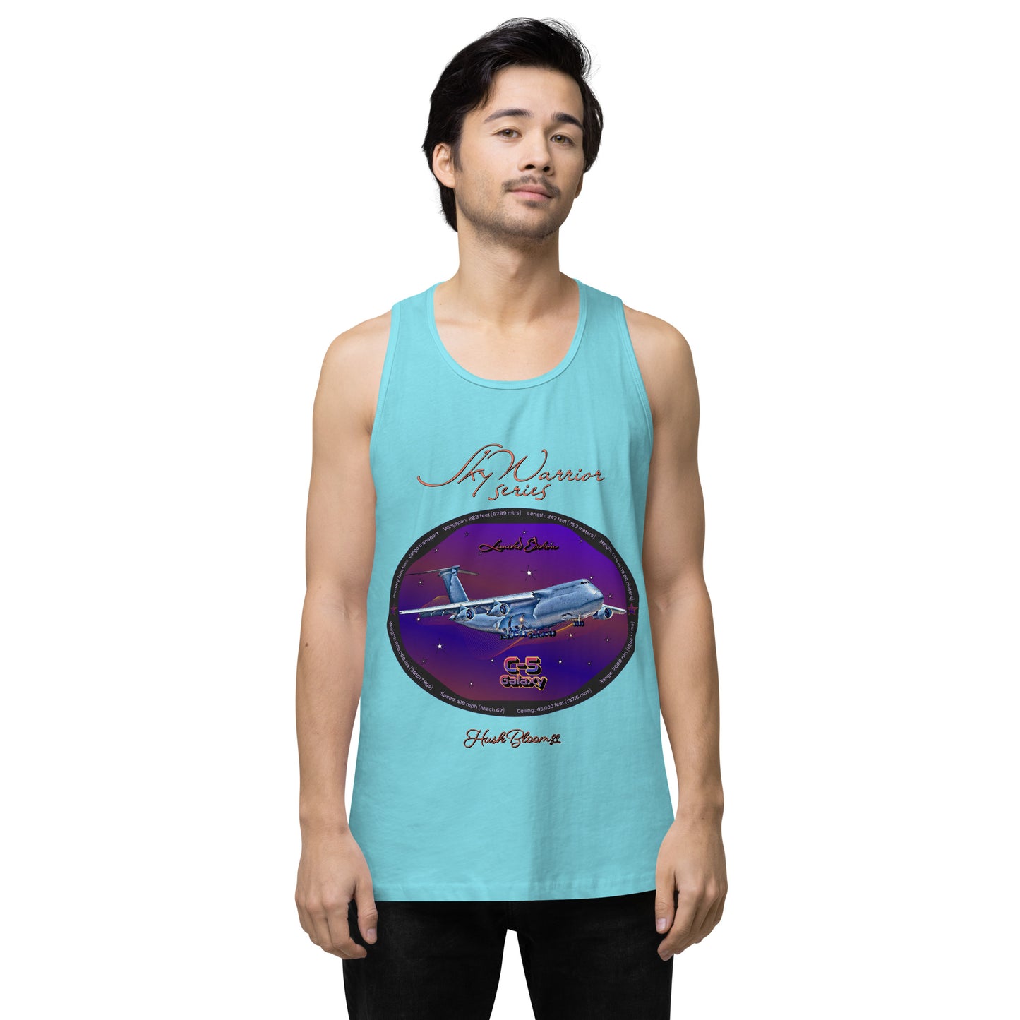 Pacific Blue - C5 Galaxy (Limited Edition) Men’s premium tank top