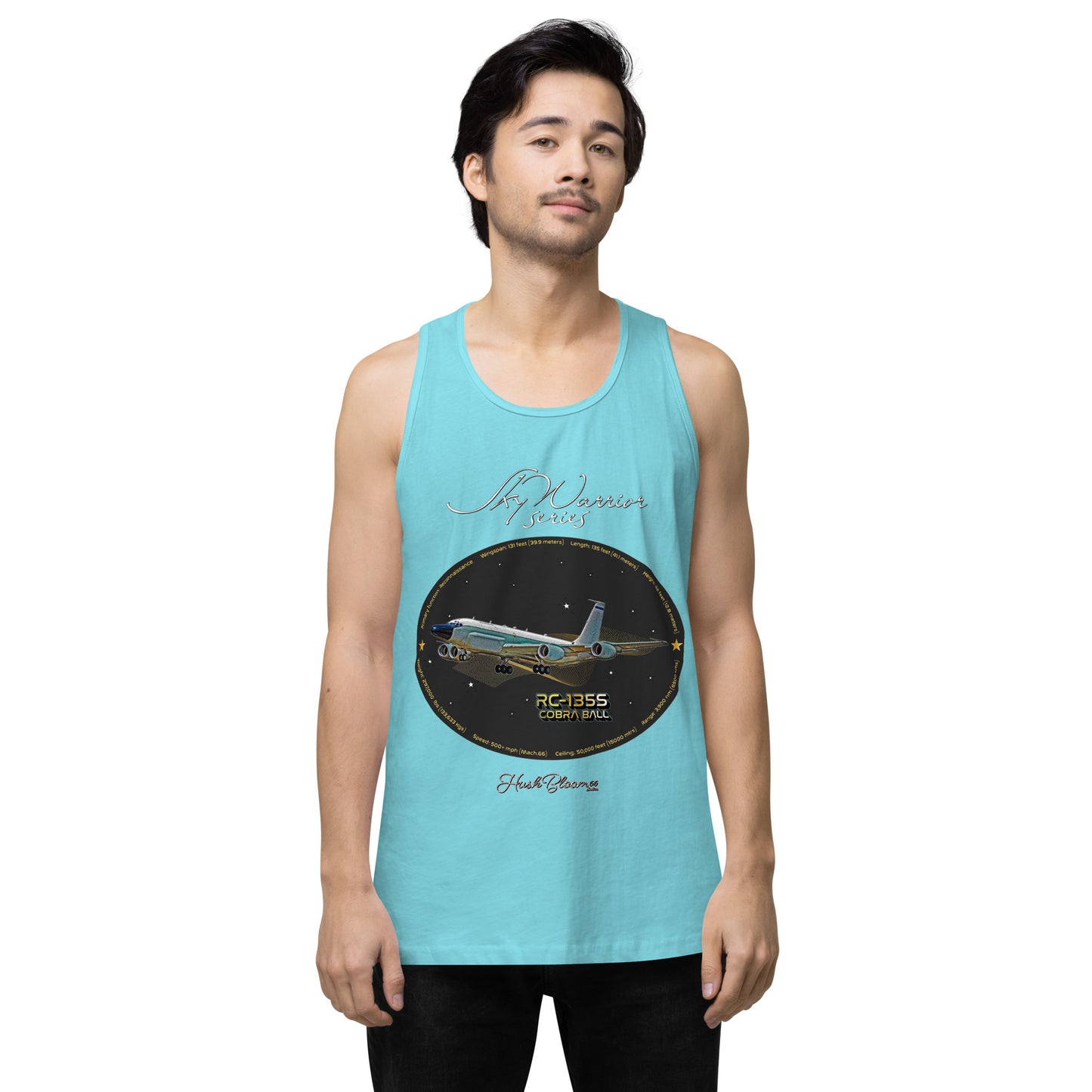 Pacific Blue - RC135S Cobraball Men’s premium tank top