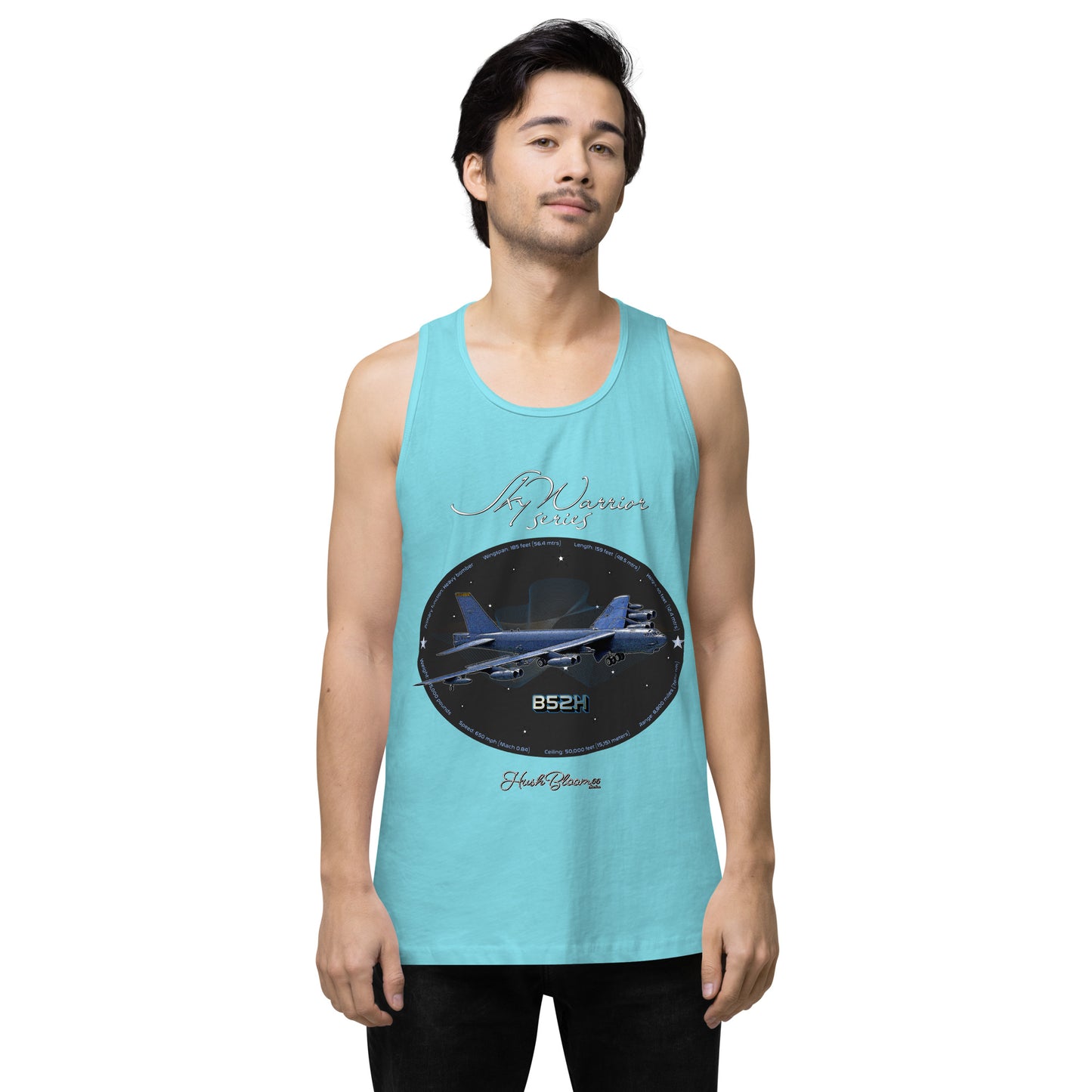 Pacific Blue - B52H Stratofortress Men’s premium tank top
