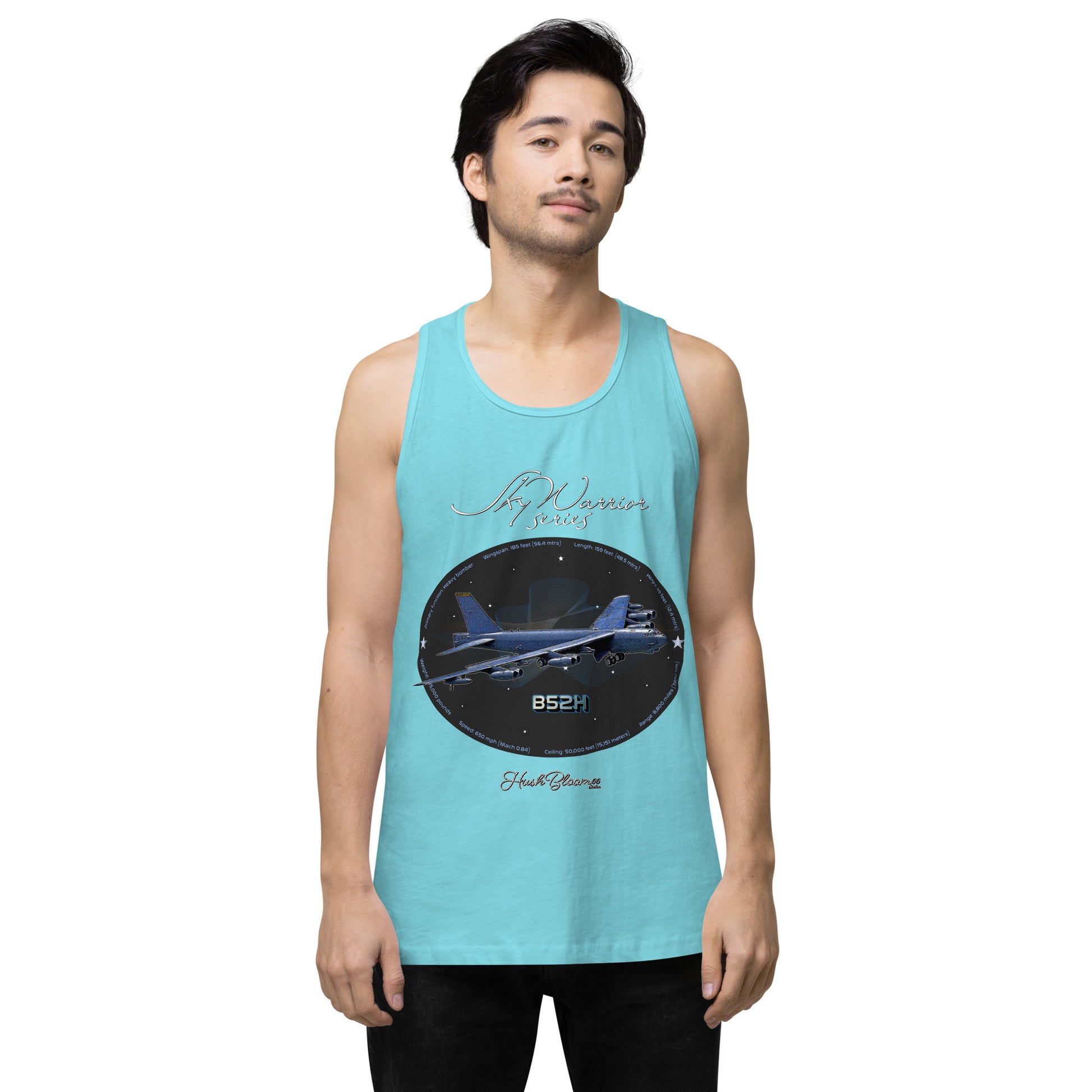 Pacific Blue - B52H Stratofortress Men’s premium tank top