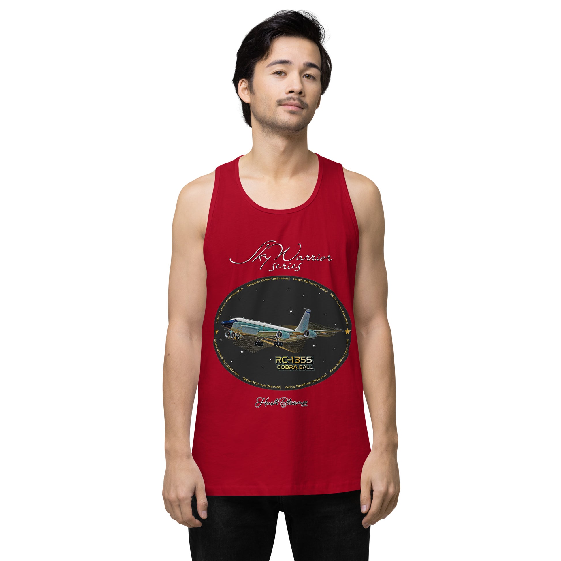 Red - RC135S Cobraball Men’s premium tank top