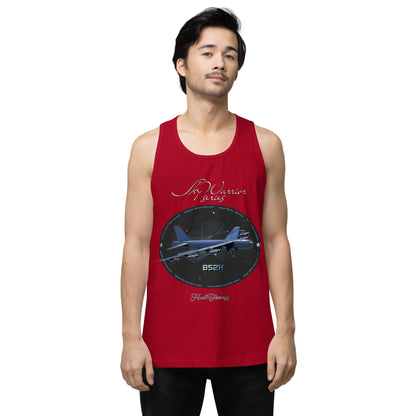 Red - B52H Stratofortress Men’s premium tank top