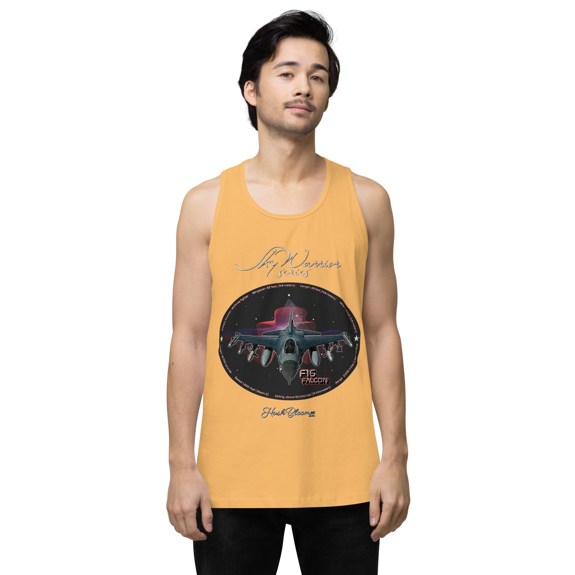 Squash - F16 Falcon Men’s premium tank top