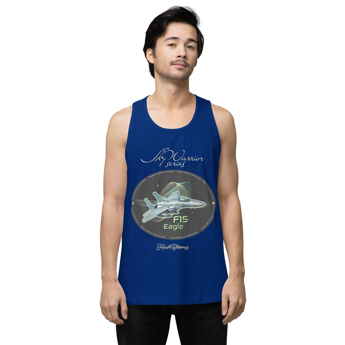 Team Royal - F15 Eagle Men’s premium tank top