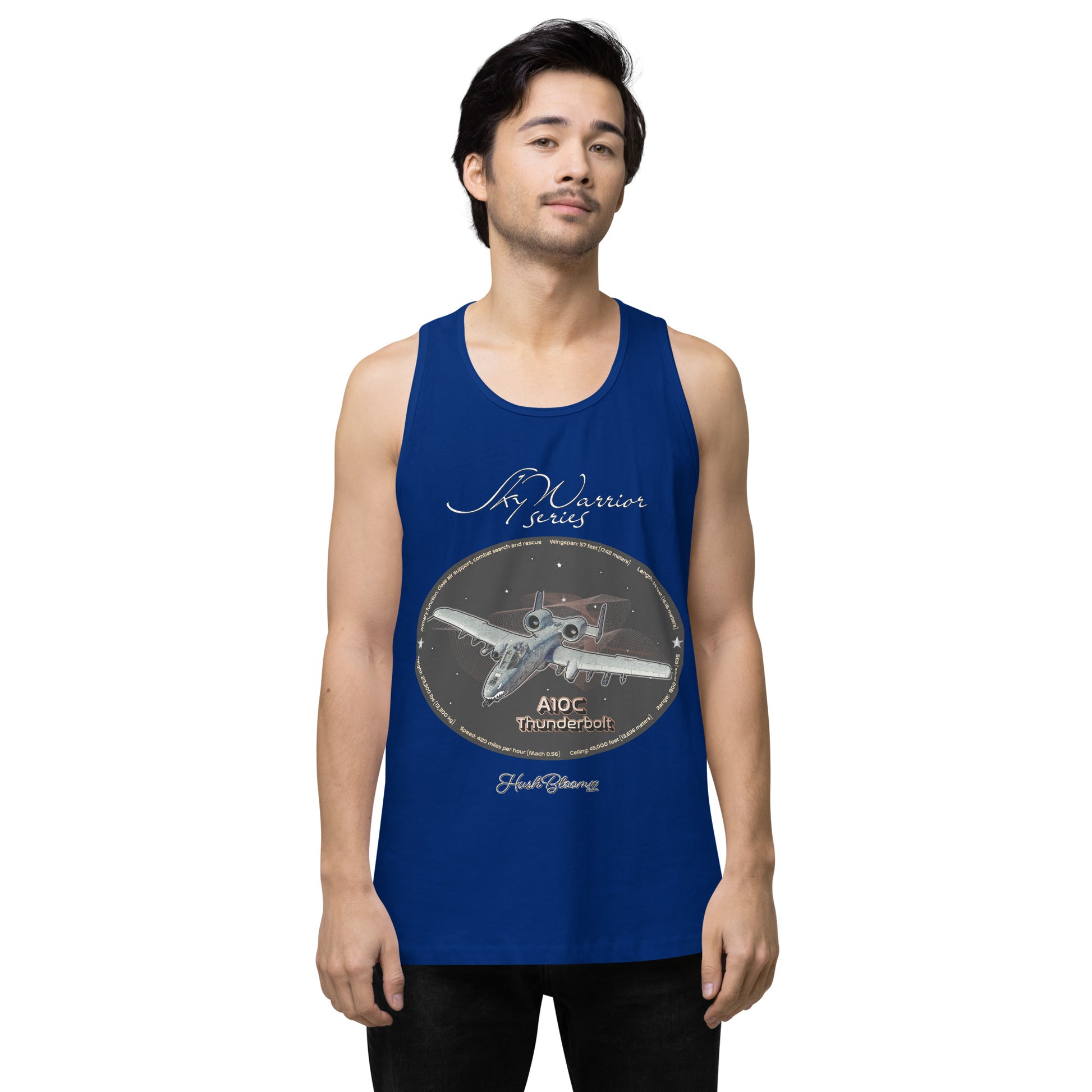 Team Royal - A10C Thunderbolt Men’s premium tank top