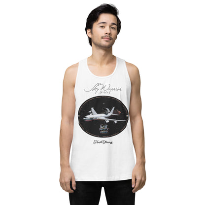 White - C17 Globe Master III Men’s premium tank top