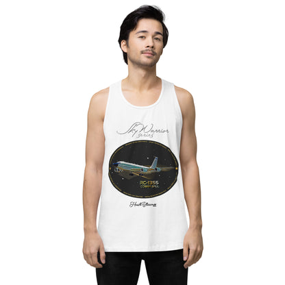 White - RC135S Cobraball Men’s premium tank top