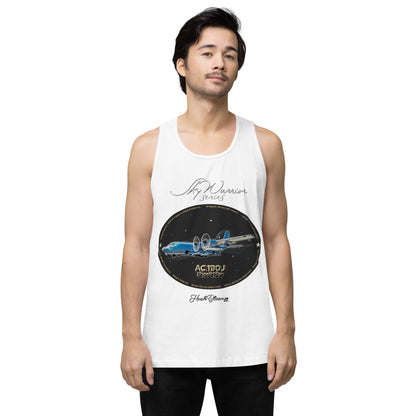 White - AC130J Ghostrider Men’s premium tank top