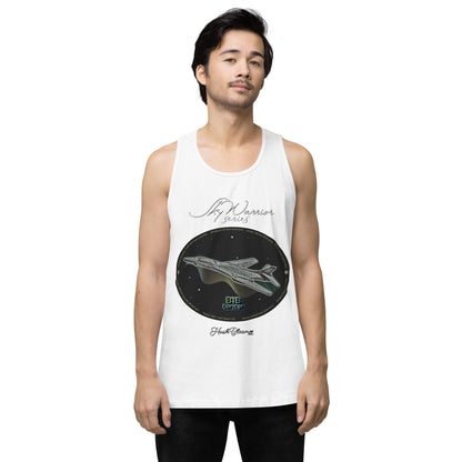 White - B1B Lancer Men’s premium tank top