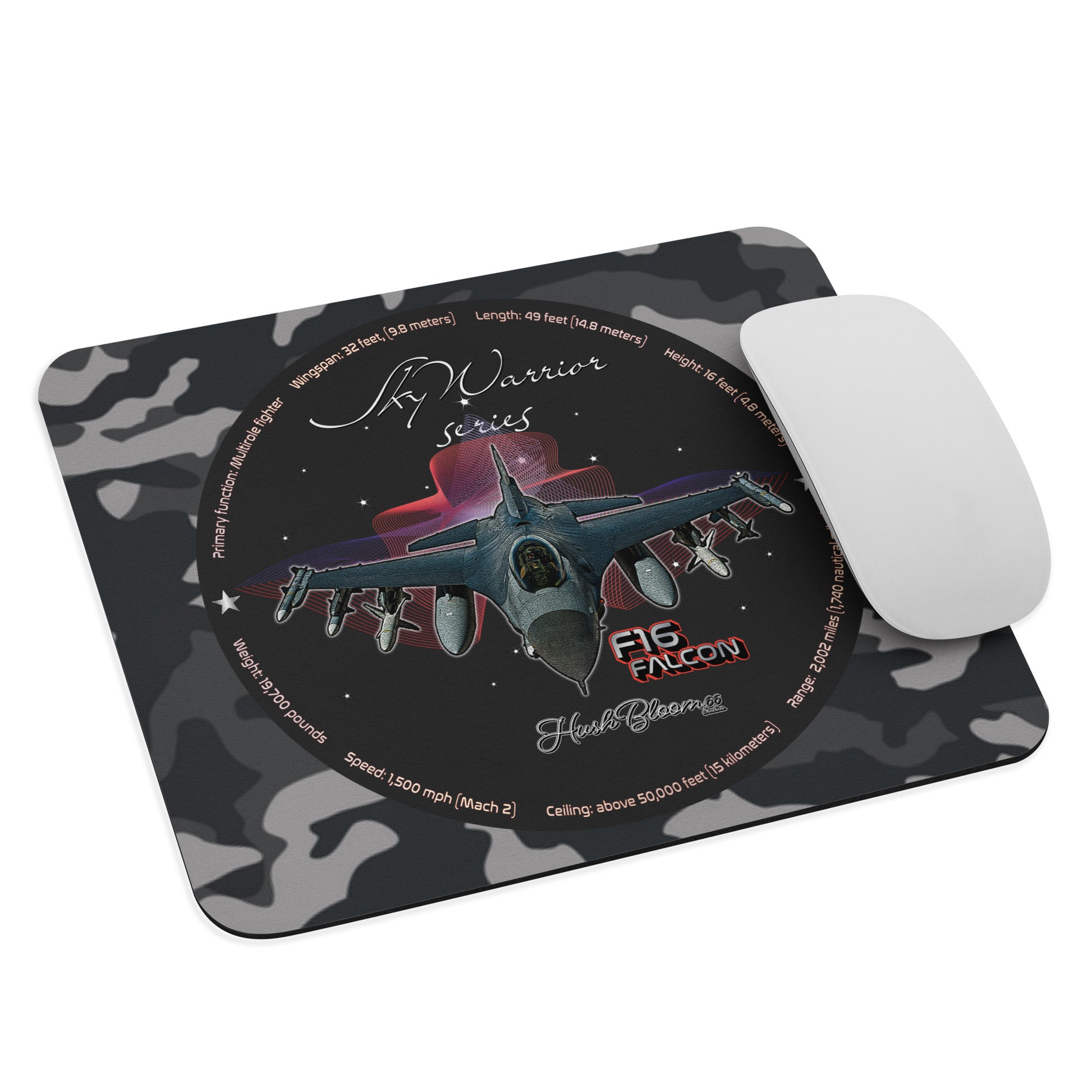 F16 Falcon Mouse pad