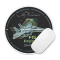 F15 Eagle - Round mouse pad