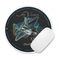 F22 Raptor - Round mouse pad