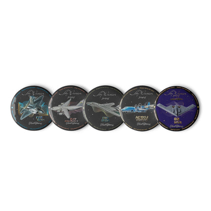 Skywarrior Fighter Set of pin buttons (Style 1)