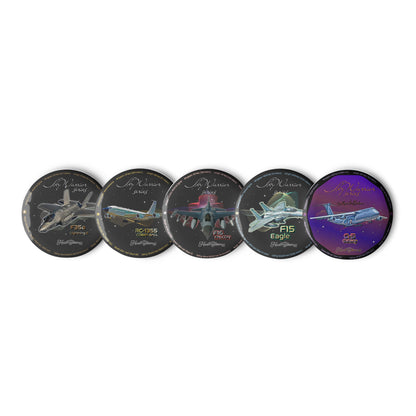 Skywarrior Fighter Set of pin buttons (Style 2)