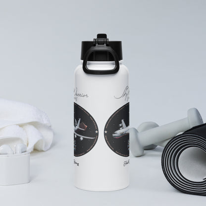 E3 Sentry Stainless steel water bottle with a straw lid