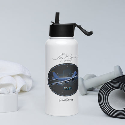 B52H Stratofortress Stainless steel water bottle with a straw lid