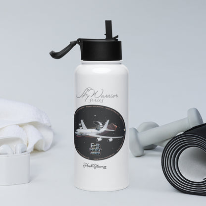 E3 Sentry Stainless steel water bottle with a straw lid