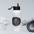 F16 Falcon - Stainless steel water bottle with a straw lid
