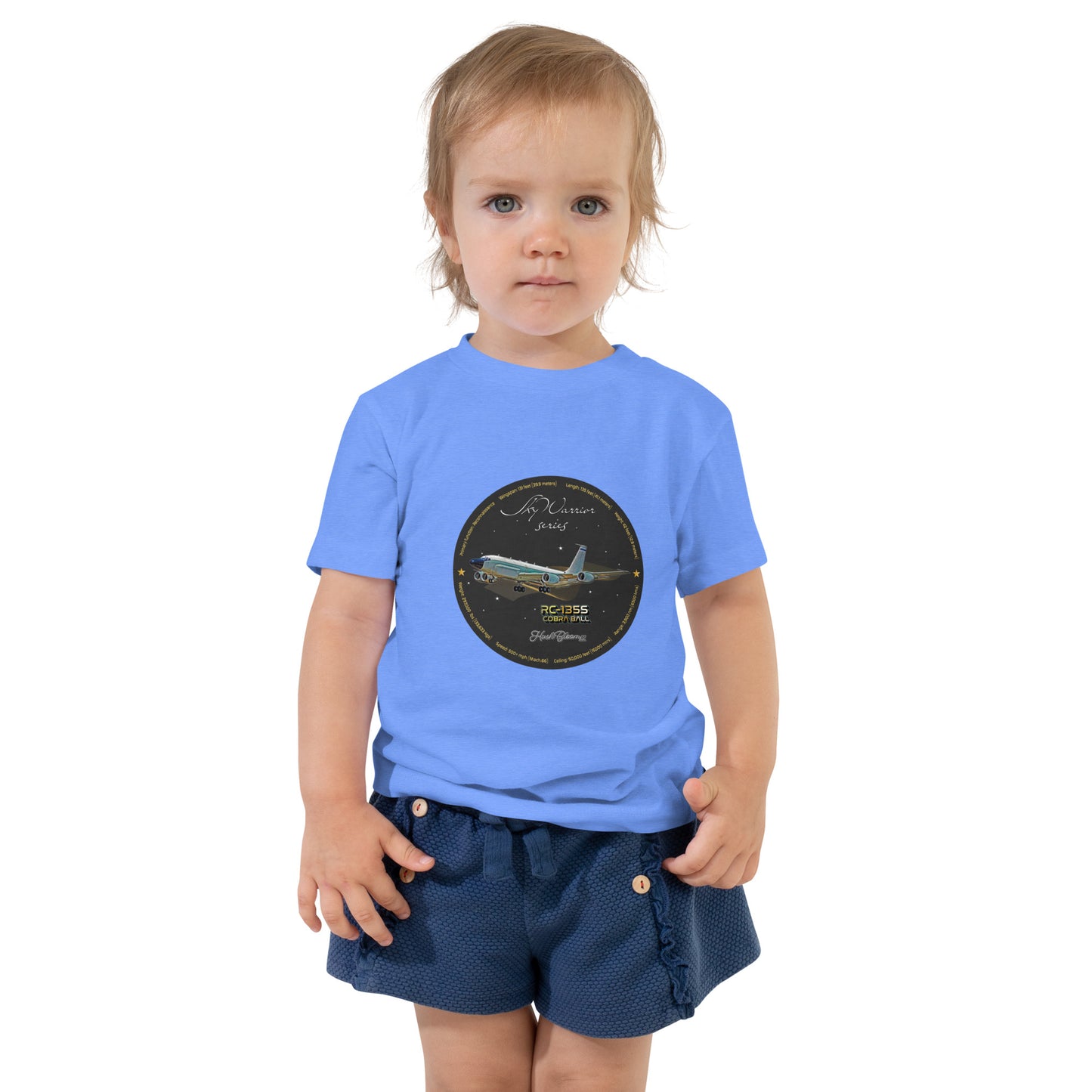 Heather Columbia Blue - RC135S Cobraball Toddler Short Sleeve Tee