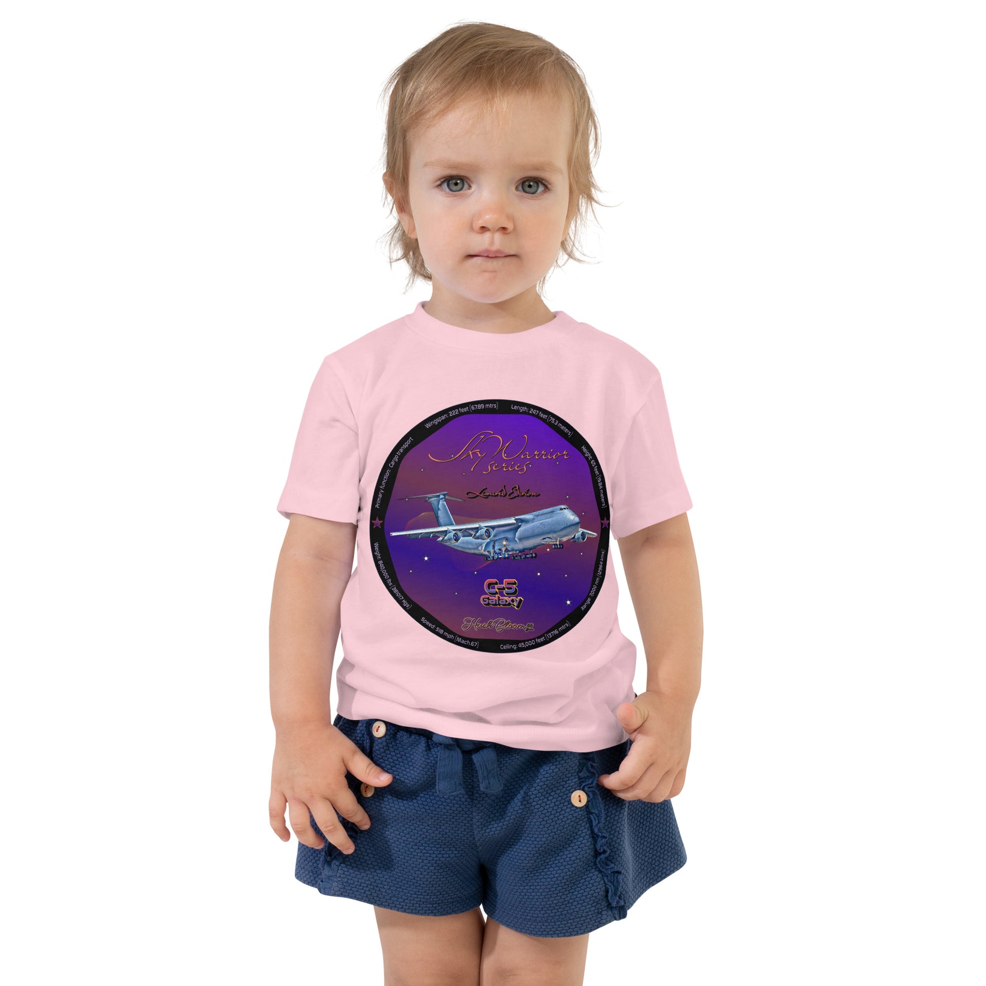 Pink - C5 Galaxy (Limited Edition) Toddler Short Sleeve Tee