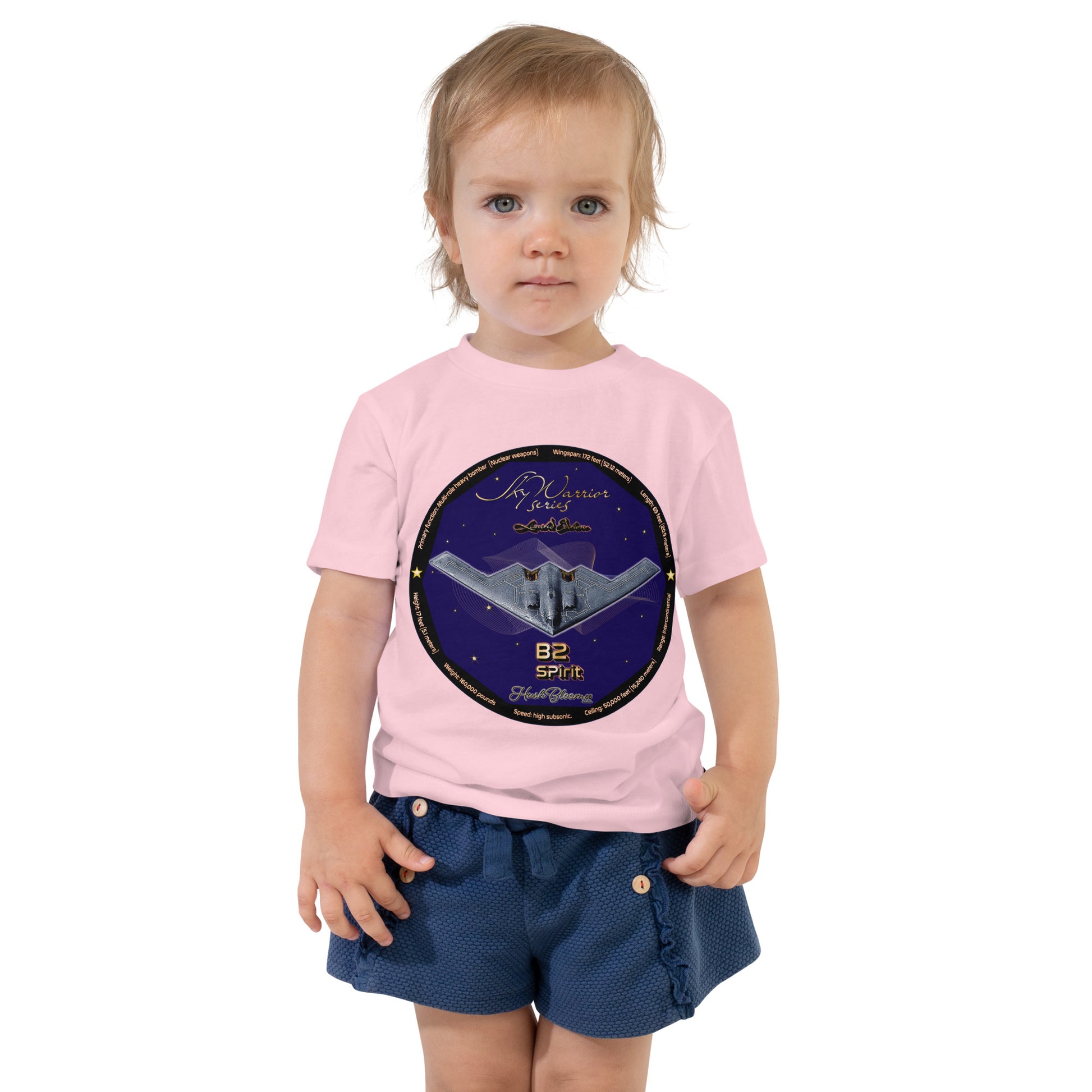 Pink - B2 Spirit (Limited Edition) Toddler Short Sleeve Tee