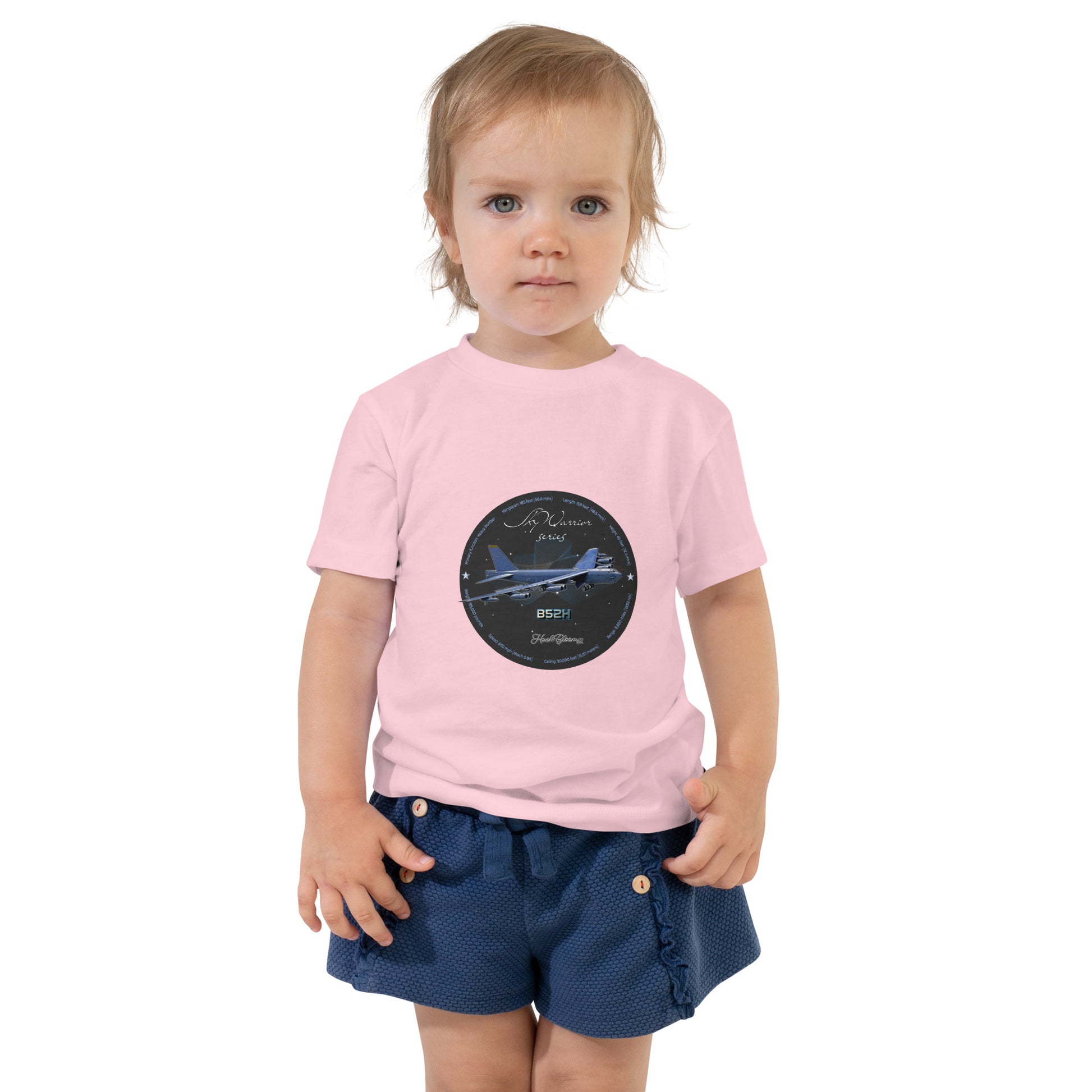 Pink - B52H Stratofortress Toddler Short Sleeve Tee