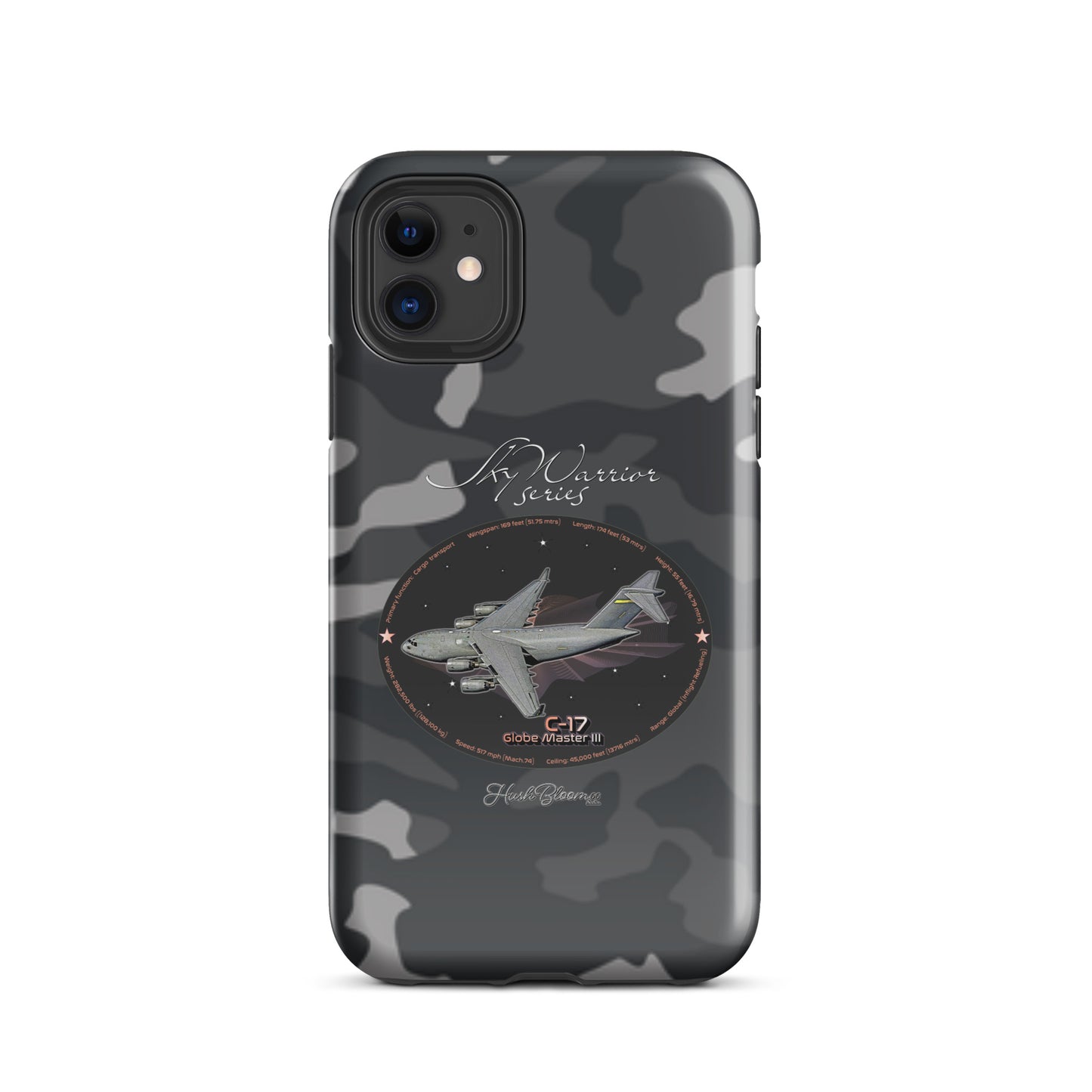 Glossy - C17 Globe Master III Tough Case for iPhone
