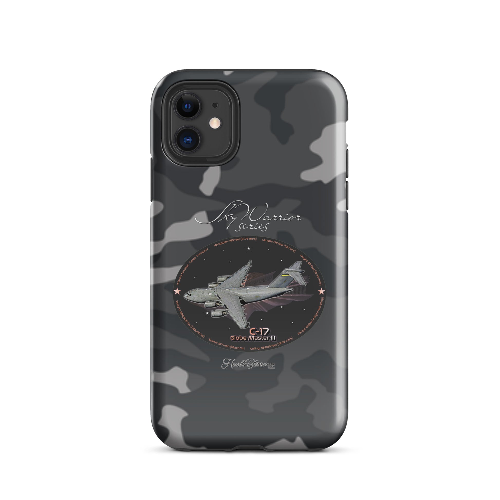 Glossy - C17 Globe Master III Tough Case for iPhone