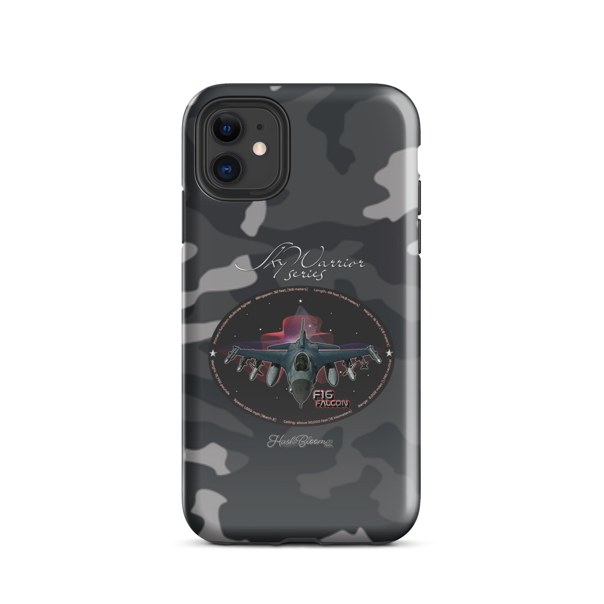 Glossy - F16 Falcon Tough Case for iPhone