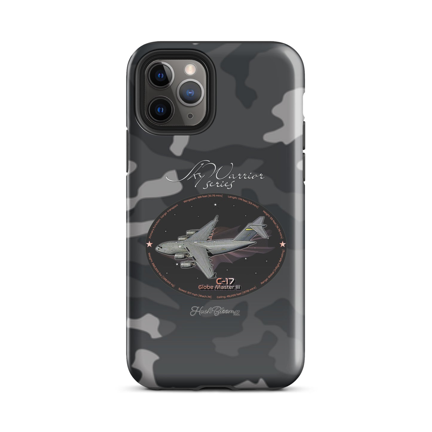 Glossy - C17 Globe Master III Tough Case for iPhone