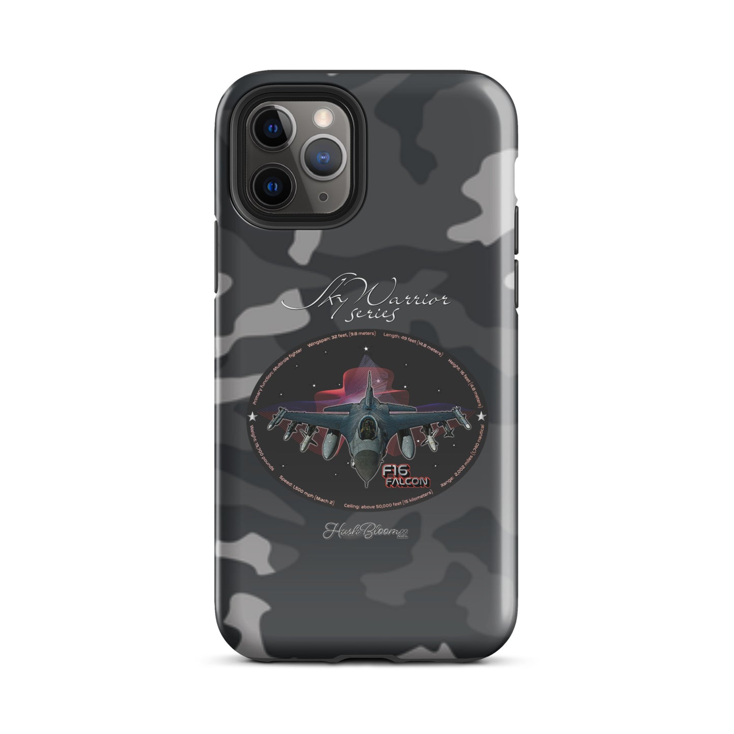 Glossy - F16 Falcon Tough Case for iPhone