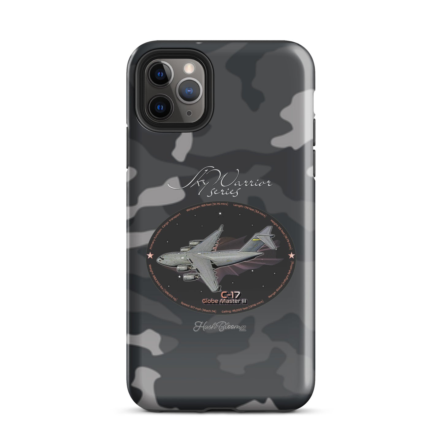 Glossy - C17 Globe Master III Tough Case for iPhone