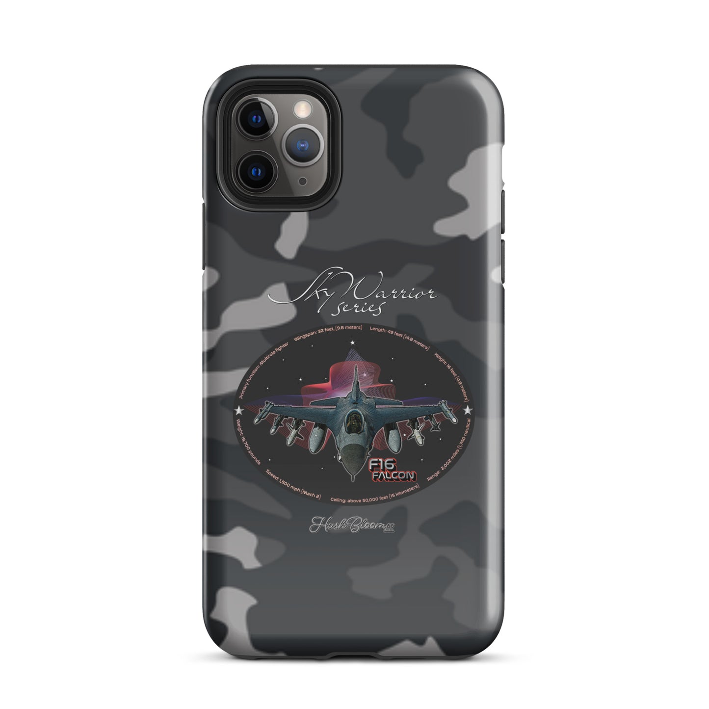 Glossy - F16 Falcon Tough Case for iPhone