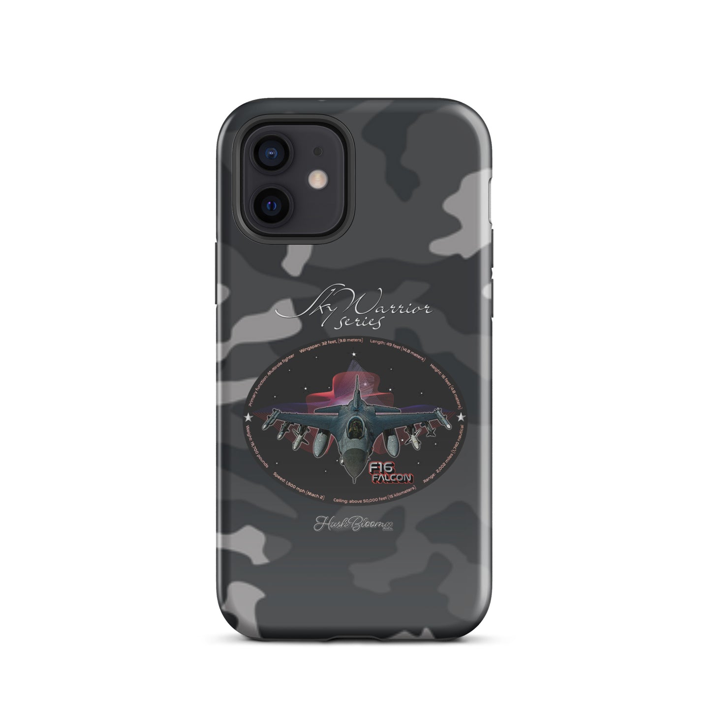 Glossy - F16 Falcon Tough Case for iPhone
