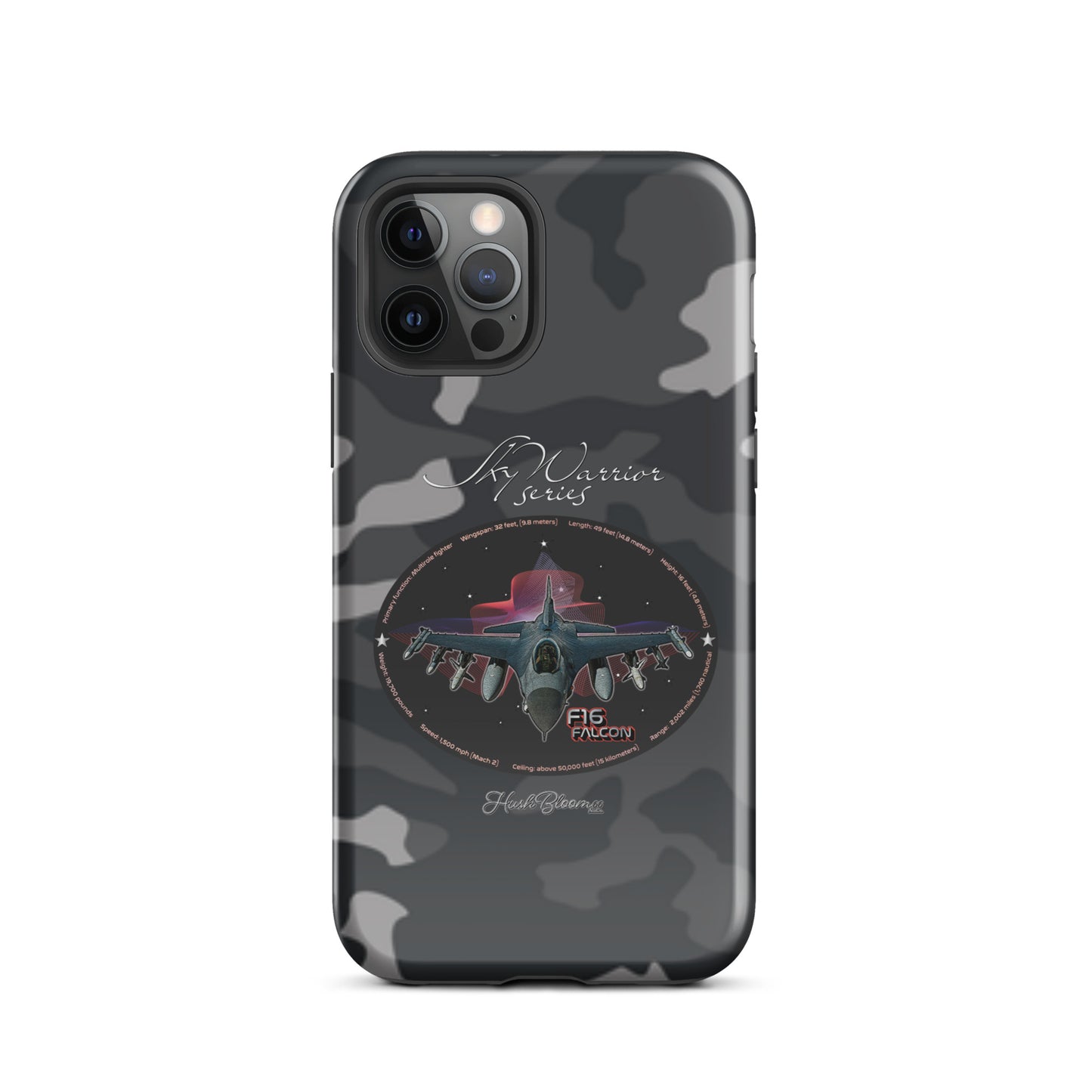 Glossy - F16 Falcon Tough Case for iPhone