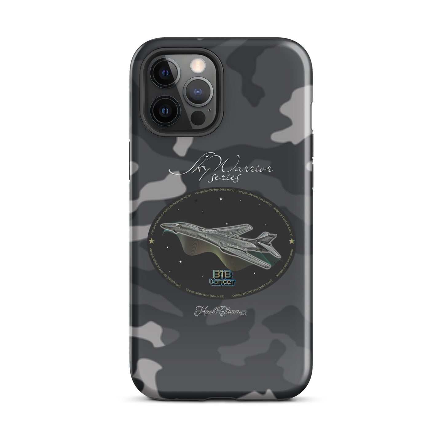 Glossy - B1B Lancer Tough Case for iPhone